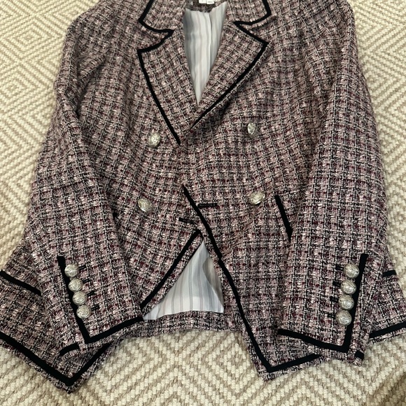 Veronica Beard Theron Tweed Blazer - Picture 2 of 4